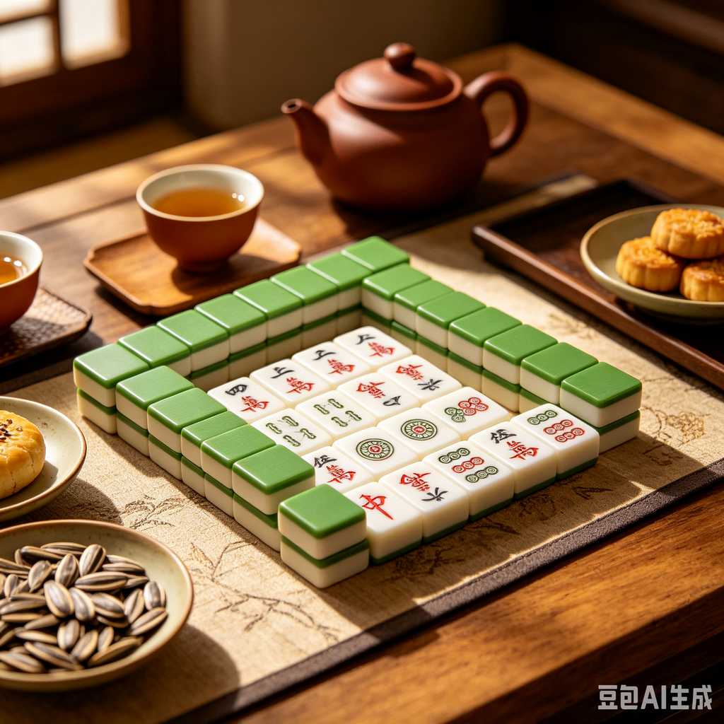transparent acrylic mahjong set